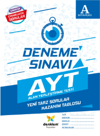 AYT Genel Deneme Sınavı A Kitapçığı