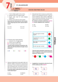 7. Sınıf Türkçe Yaprak Test