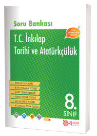 8. Sınıf T.C. İnkılap Tarihi ve Atatürkçülük Soru Bankası