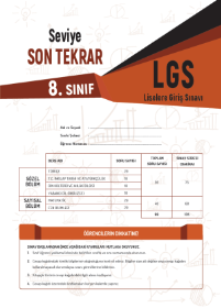 6. Deneme (Seviye Son Tekrar)