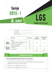 2. Deneme (Seviye Orta - 1)